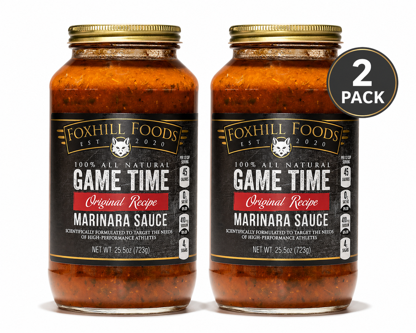 Game Time Marinara Sauce 2-PACK