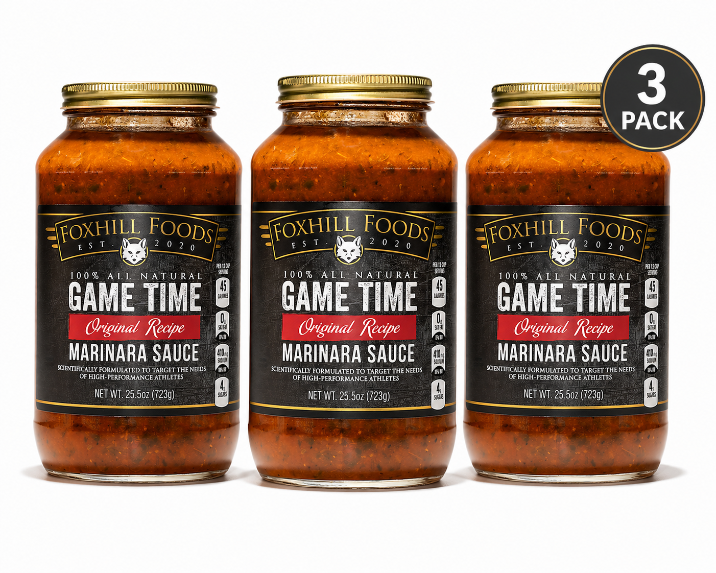 Game Time Marinara Sauce 3-PACK